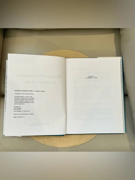 Hamilton Wristwatches A Collector's Guide Hardcover by Rene Rondeau - Picture 5 of 14